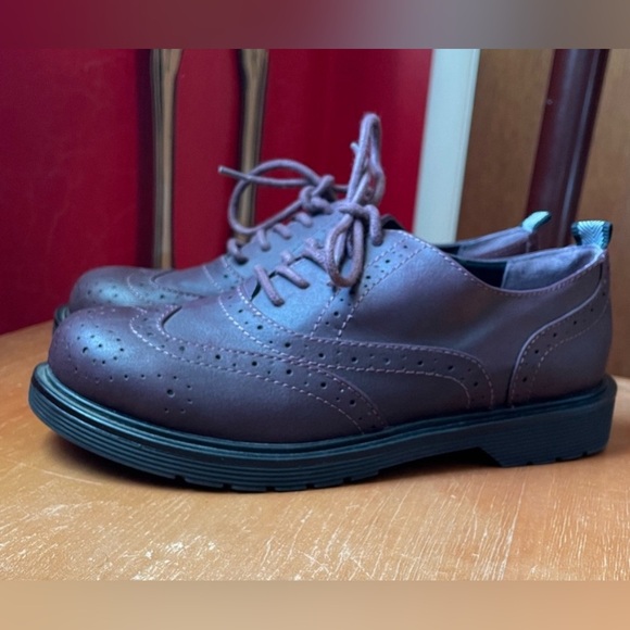 Y2K Mudd Deep Purple Oxford Shoes - Picture 5 of 9